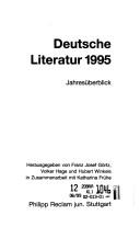 Deutsche Literatur 1995 by  cover