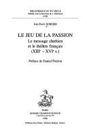 Le jeu de la passion by Jean-Pierre Bordier cover