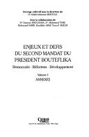 Enjeux et défis du second mandat du président Bouteflika by A. Mebtoul cover
