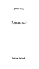Roman noir by Jérôme Prieur cover