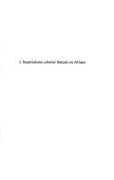 L' impérialisme colonial français en Afrique by Patrick-Papa Dramé cover