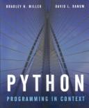 Python programming in context by Bradley N. Miller cover