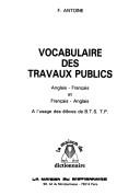 Vocabulaire des travaux publics