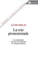 La voie pronominale by Ludo Melis cover