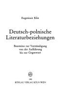 Deutsch-polnische Literaturbeziehungen by Klin, Eugeniusz. cover