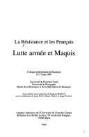 La résistance et les français by François Marcot cover