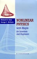 Nonlinear physics with Maple for scientists and engineers