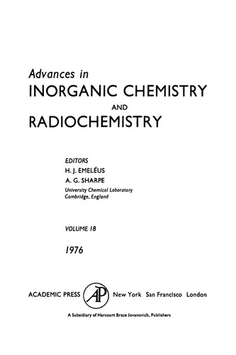 Advances in inorganic chemistry and radiochemistry