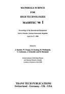 Materials Science for High Technologies Mashtec '90 (Materials Science Forum,)