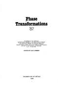 Phase transformations '87