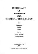 Dictionary of chemistry and chemical technology by C. Huimin cover