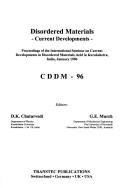 Disordered materials, current developments