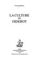 La culture de Diderot by France Marchal cover