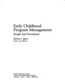 Early Childhood Program Management