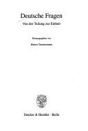 Deutsche Fragen by Heiner Timmermann cover