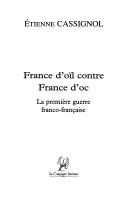 France d'oïl contre France d'oc by Etienne Cassignol cover