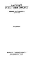 La France de la "Belle Epoque" by Duroselle, Jean Baptiste cover