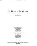 La France en villes by Félix Damette cover