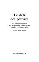 Le défi des pauvres