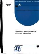 Les emplois du participe présent en français et en anglais by Patrick J. Duffley cover