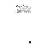 Ein deutsches Kindertagebuch in Bildern, 1933-1945 by Gretel Bechtold cover