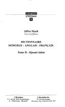 Dictionnaire songhay-anglais-français by Jeffrey Heath cover