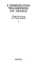 L'Immigration maghrébine en France by Sami Naïr cover