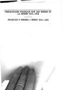 Témoignages français sur les Serbes et la Serbie by Mihailo B. Pavlović cover