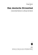 Das deutsche Dirnenlied by Roger Stein cover