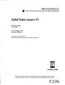 Solid State Lasers VI (Solid State Lasers VI) by Richard Scheps cover