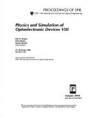 Physics and Simulation of Optoelectronics Devices Viii, Proceedings