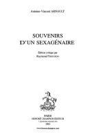 Souvenirs d'un sexagénaire by A.-V. Arnault cover