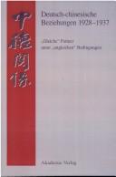 Deutsch-chinesische Beziehungen, 1928-1937 by Bernd Martin, Susanne Kuss cover