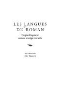 Les langues du roman by Lise Gauvin cover