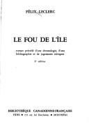 Le fou de l'île by Félix Leclerc cover