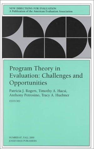 Program theory in evaluation