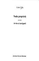 Nuda proprietà, ovvero Avviso ai naviganti by Carlo Villa cover