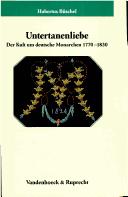Untertanenliebe by Hubertus Büschel cover