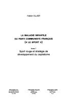 La maladie infantile du Parti communiste français ("le sport") by Fabien Ollier cover