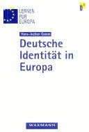 Deutsche Identität in Europa by Hans-Jochen Gamm cover