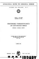 Irreversible Thermodynamics of Continuous Media