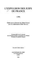L'expulsion des juifs de France, 1394 by Gilbert Dahan cover