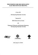 2001 IEEE Hong Kong Electron Devices Meeting