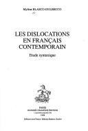 Les dislocations en français contemporain by Mylène Blasco-Dulbecco cover