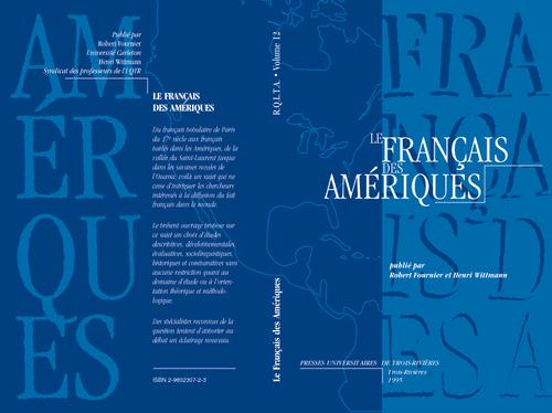 Le français des Amériques by R. O. Fournier cover