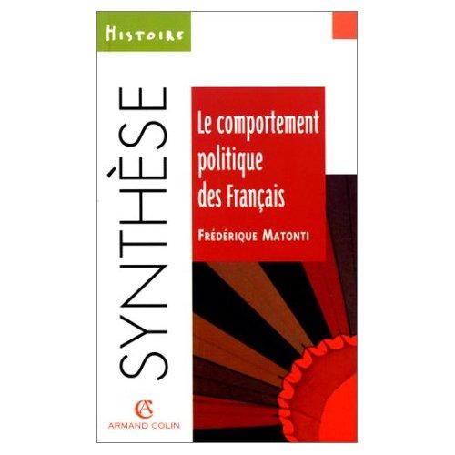 Le comportement politique des Français by Frédérique Matonti cover