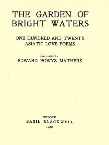 The Garden of Bright Waters