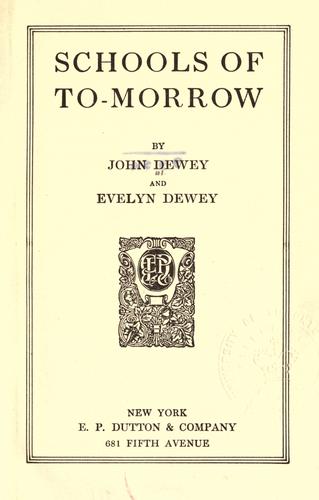 Schools of to-morrow