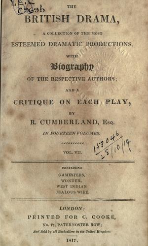 The British drama, a collection of the most esteemed dramatic productions, with biography of the respective authors