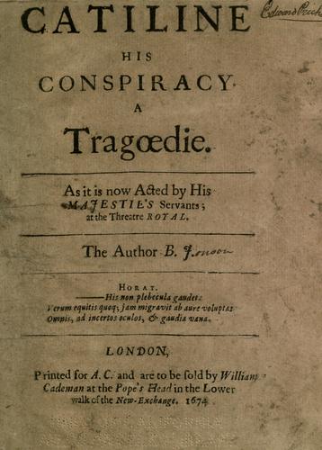 Catiline his conspiracy